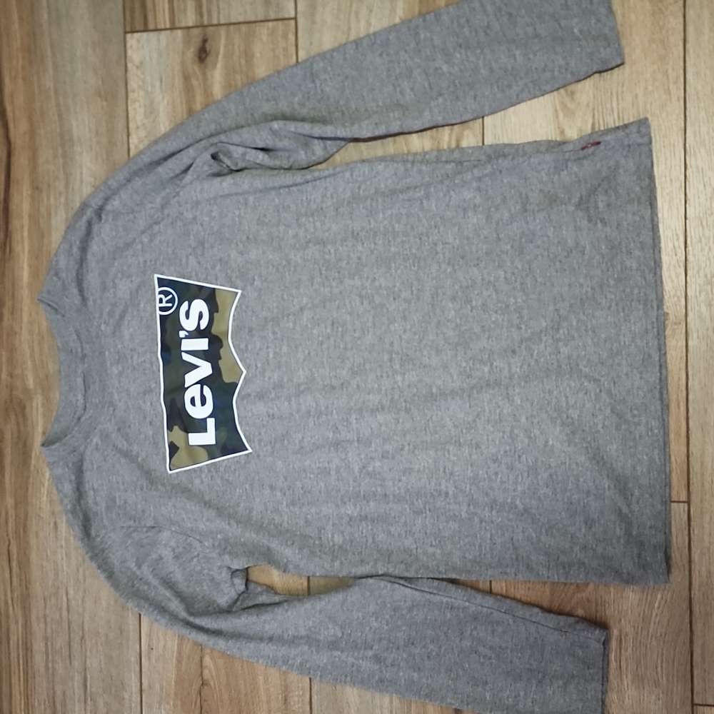Levis Long Sleeve sz 14/16 in Gray